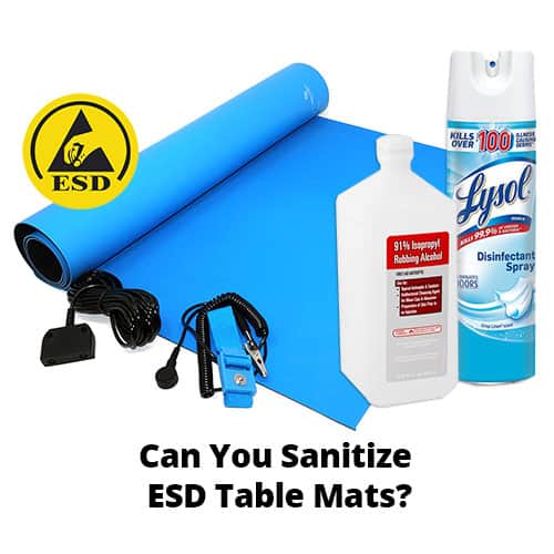 Sanitize ESD Table Mats ESD & Static Control Products Transforming