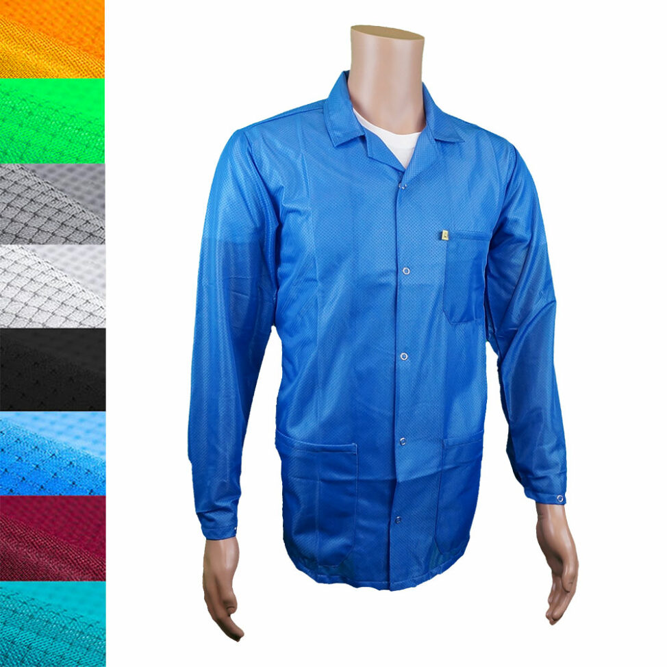 thumbnail image 2 of Hi-Visibility ESD Jacket - Anti-Static Work Wear For Electronics 2 of 10