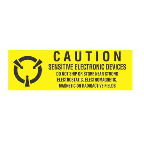 thumbnail image 2 of Reusable Container ESD Warning Stickers For Static Sensitive 2 of 14