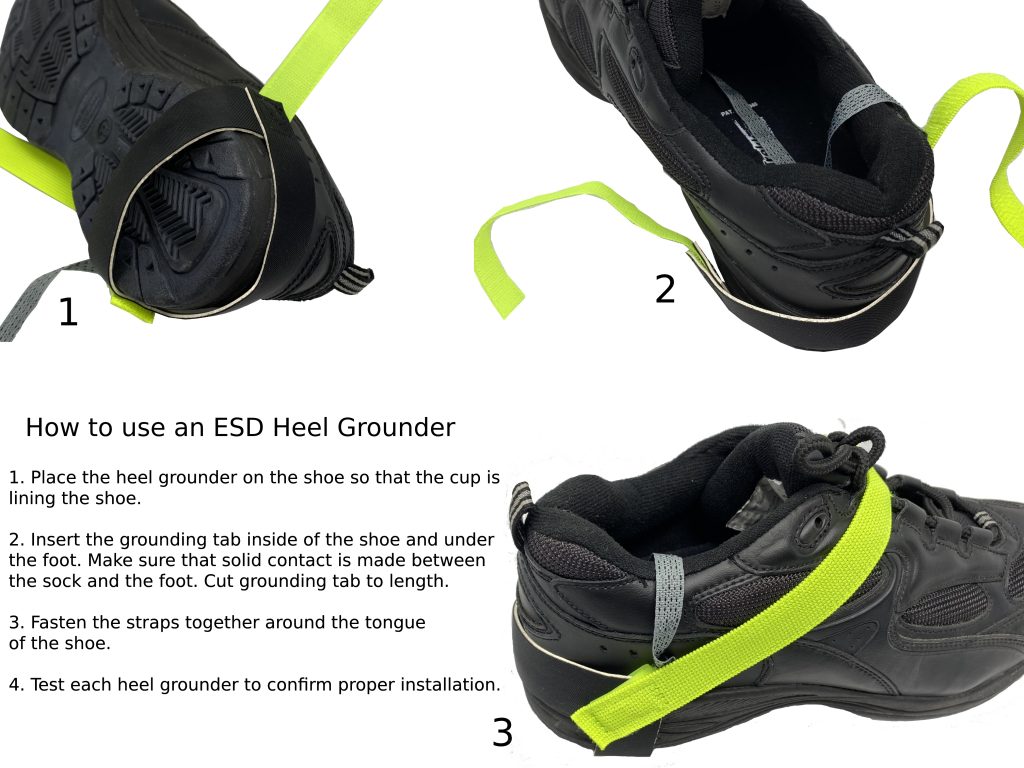 How to use an esd heel grounder ESD & Static Control Products