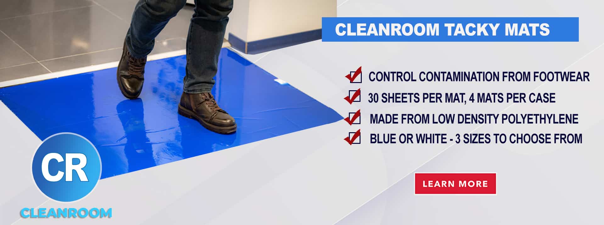 CTM Series - Cleanroom Sticky Mat - ESD & Static Control Products