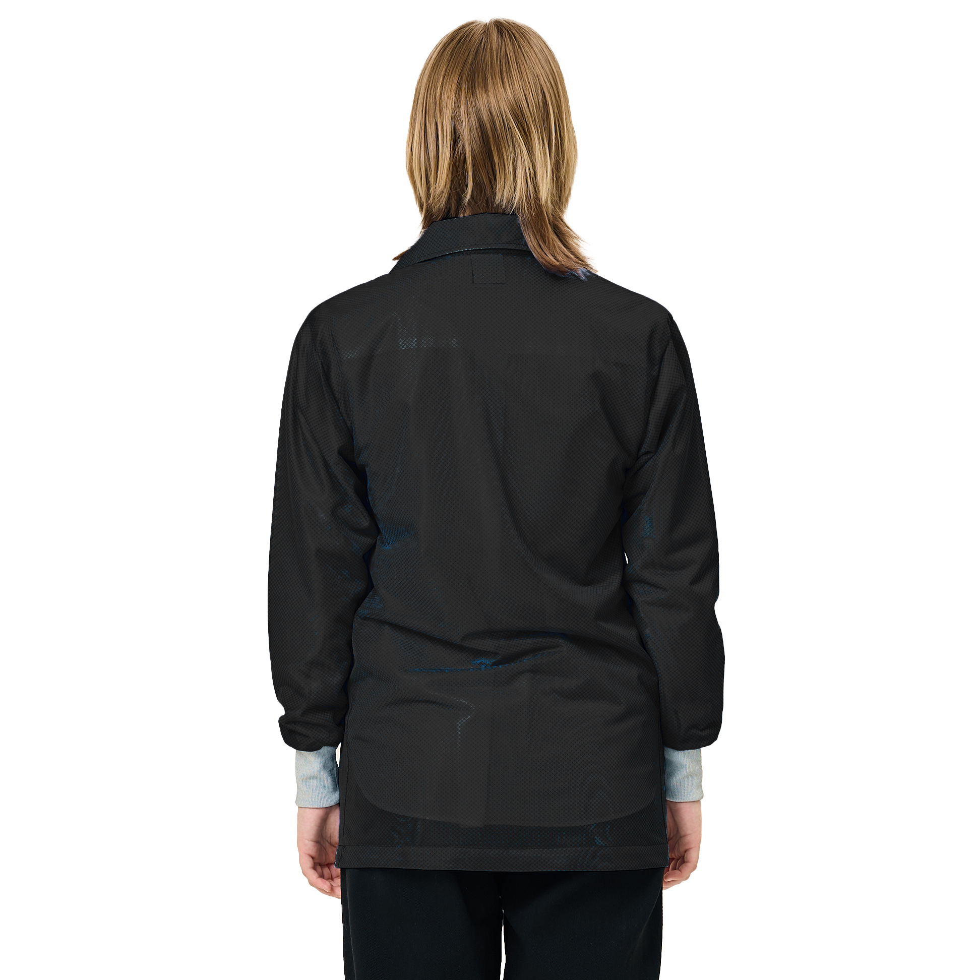 Black 9010 Series ESD Jackets: Lapel Collar, ESD Knit Cuff - Image 8