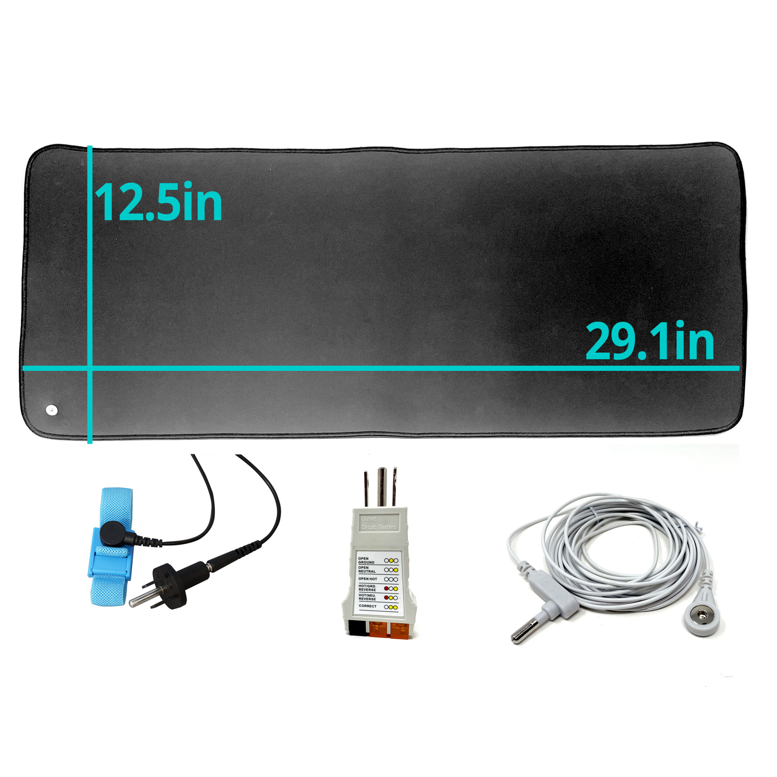 EMATL1230 - Premium PU Leather Anti-Static ESD Safe Desk Mat - Image 6