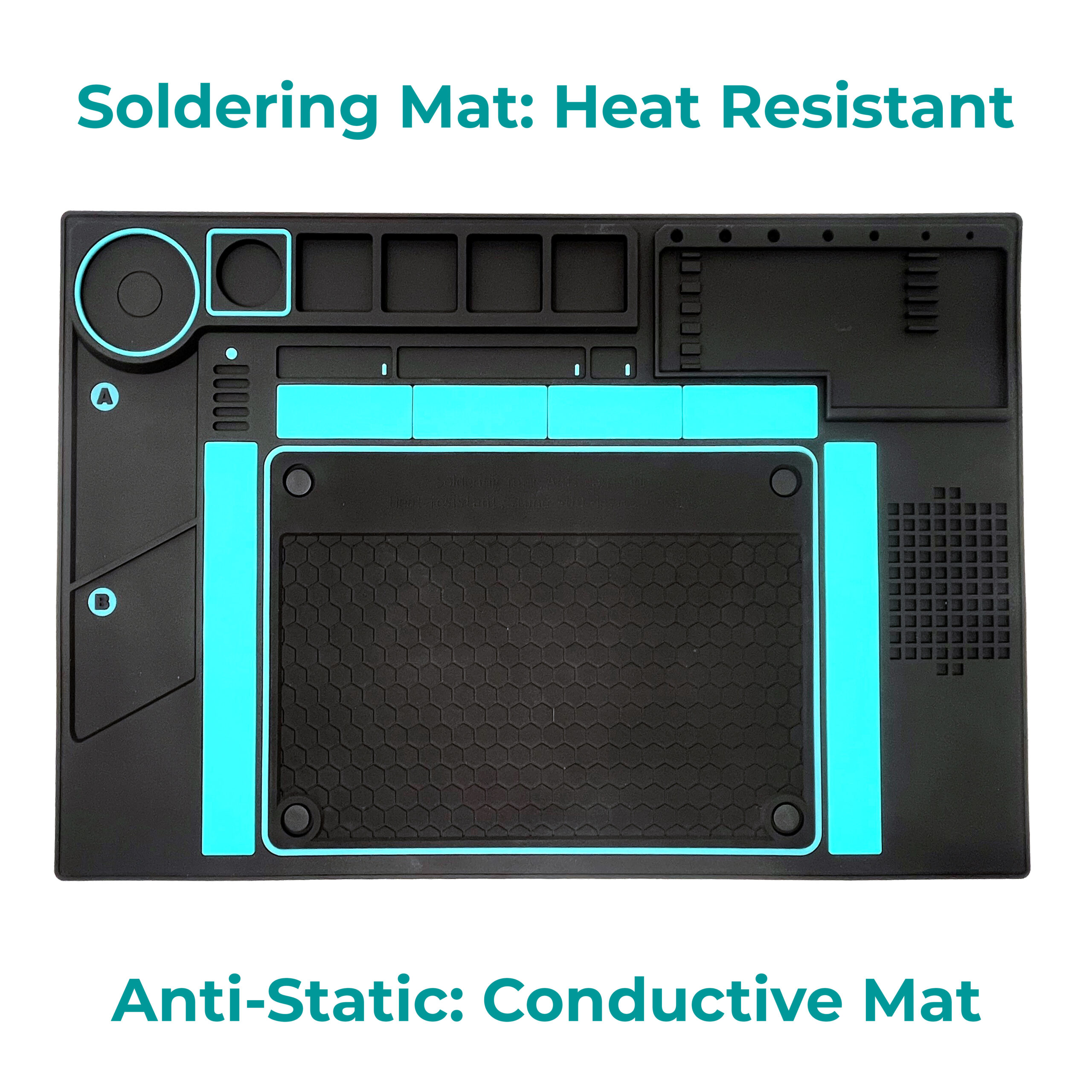 Premium ESD Safe Heat Resistant Magnetic Soldering Mat - Image 6