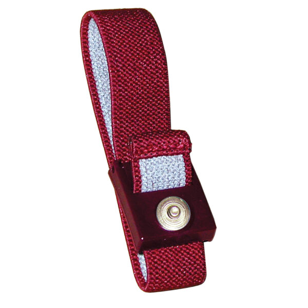 WB2637 -  Single Wire Wrist Band & Coil Cord Set  - 6ft  Coil Cord with a 4mm snap size - Image 2