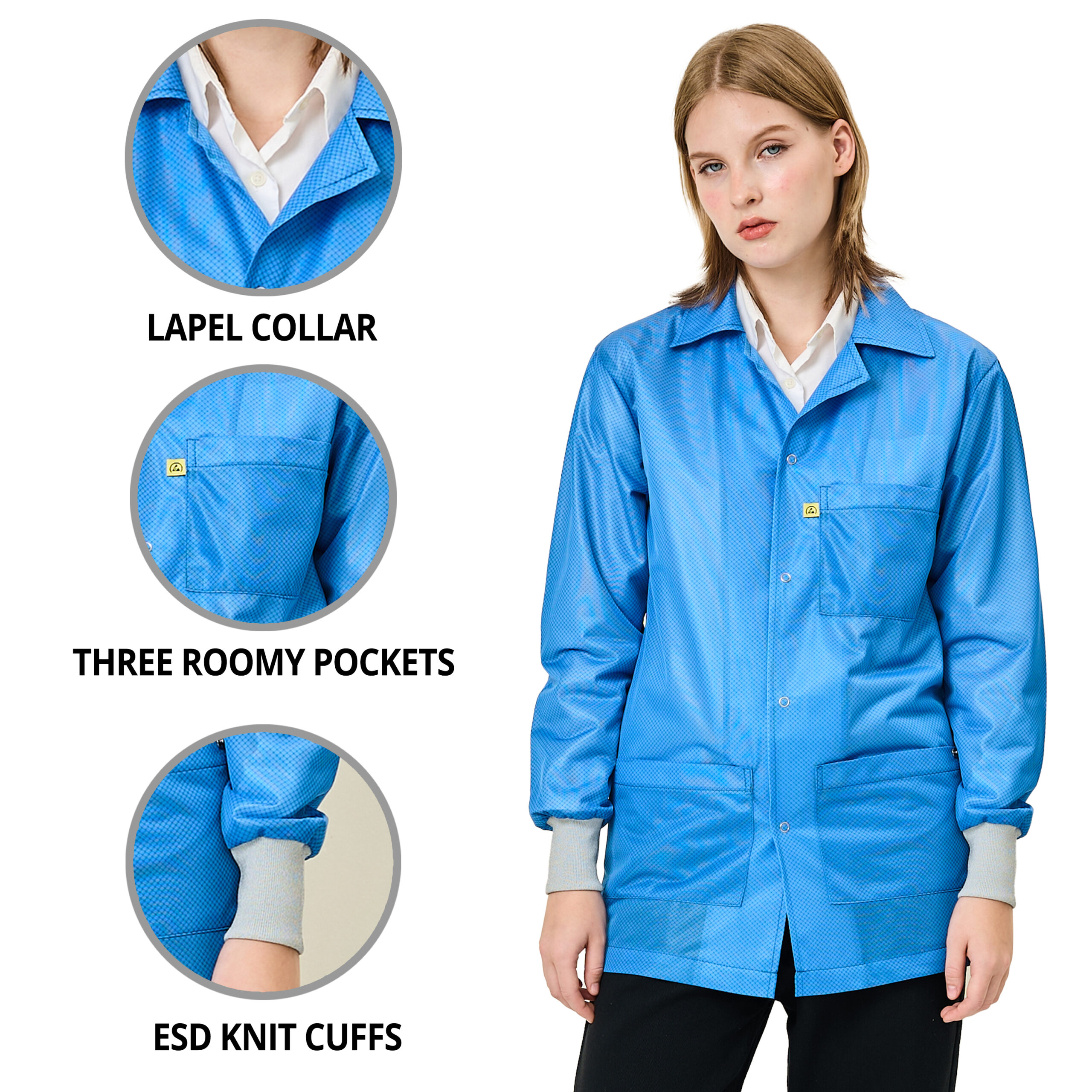 esd-jacket-features-blue-woman ESD Jacket Features